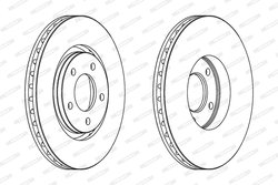 Disc frana Ferodo DDF1372