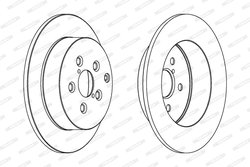 Disc frana Ferodo DDF1406