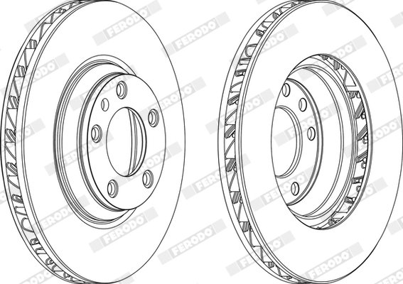 Disc frana Ferodo DDF1408LC-1