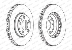 Disc frana Ferodo DDF1408LC-1