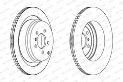 Disc frana Ferodo DDF1437C-1