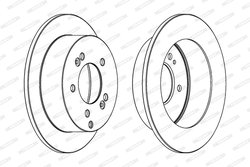 Disc frana Ferodo DDF1447
