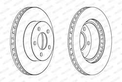 Disc frana Ferodo DDF1471