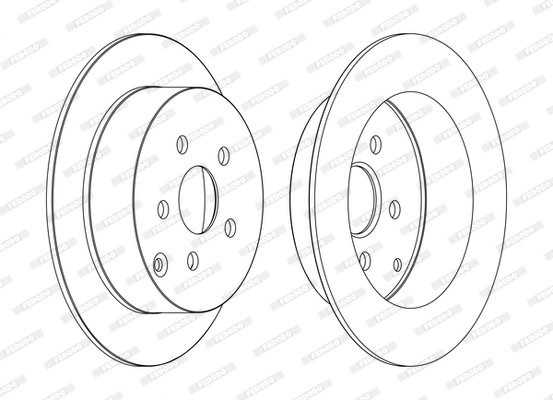 Disc frana Ferodo DDF1485C