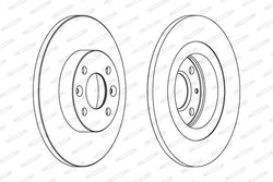 Disc frana Ferodo DDF1502C