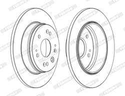 Disc frana Ferodo DDF1540C