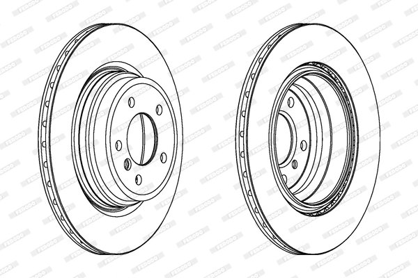 Disc frana Ferodo DDF1550C-1