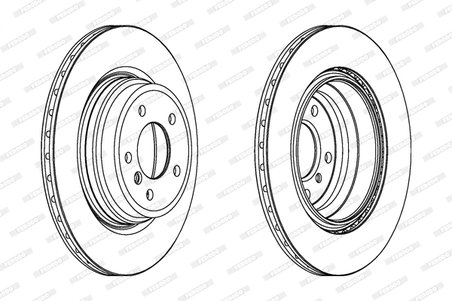 Disc frana Ferodo DDF1550C-1
