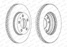DISC FRANA FERODO DDF1591LC-1 - Compatibil cu PORSCHE, VW