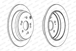 DISC FRANA FERODO DDF1608C - Compatibil cu HONDA
