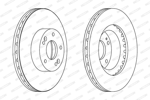 Disc frana Ferodo DDF1630C