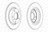 DISC FRANA FERODO DDF1651C - Compatibil cu ABARTH, OPEL, VAUXHALL