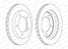 Disc frana Ferodo DDF1687C