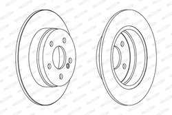 DISC FRANA FERODO DDF1689C - Compatibil cu MERCEDES-BENZ