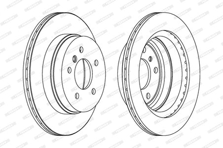 DISC FRANA FERODO DDF1697C - Compatibil cu BMW