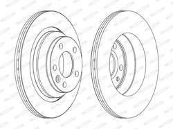 Disc frana Ferodo DDF1698C