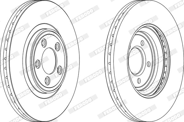 Disc frana Ferodo DDF1702C-1