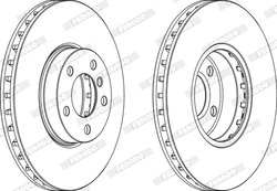 Disc frana Ferodo DDF1714C-1