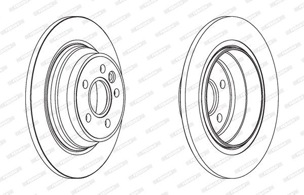 Disc frana Ferodo DDF1719