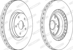 Disc frana Ferodo DDF1749C-1