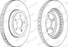 DISC FRANA FERODO DDF1765C-1 - Compatibil cu CHRYSLER, LANCIA