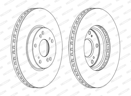 DISC FRANA FERODO DDF1775C - Compatibil cu HONDA