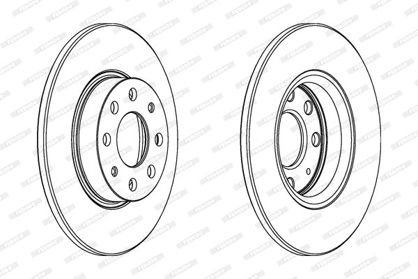 Disc frana Ferodo DDF1784C