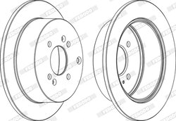 DISC FRANA FERODO DDF1794C-1 - Compatibil cu HYUNDAI, KIA