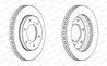 DISC FRANA FERODO DDF1818C - Compatibil cu FIAT, MITSUBISHI