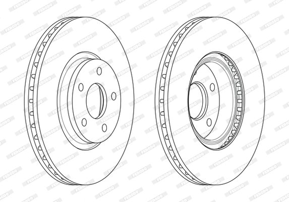 Disc frana Ferodo DDF1835C-1