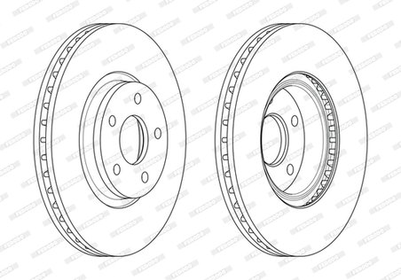 Disc frana Ferodo DDF1835C-1