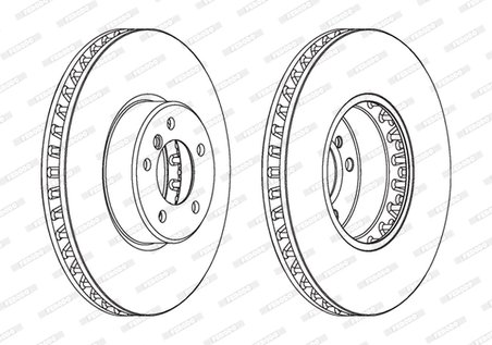 DISC FRANA FERODO DDF1867C-1 - Compatibil cu BMW