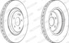 DISC FRANA FERODO DDF1900C-1 - Compatibil cu MERCEDES-BENZ