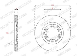 Disc frana Ferodo DDF1921