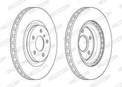 DISC FRANA FERODO DDF1948C-1 - Compatibil cu NISSAN