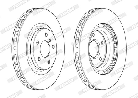 Disc frana Ferodo DDF1948C-1