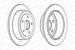 DISC FRANA FERODO DDF1958C - Compatibil cu JEEP