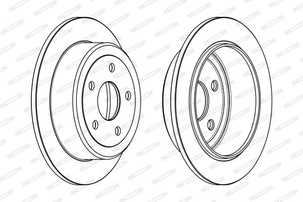 Disc frana Ferodo DDF1958C