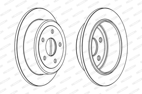 Disc frana Ferodo DDF1958C