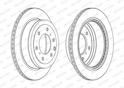 Disc frana Ferodo DDF1965C