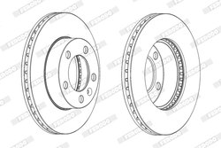Disc frana Ferodo DDF1974C-1