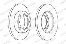 DISC FRANA FERODO DDF1977C - Compatibil cu NISSAN, OPEL, RENAULT, VAUXHALL