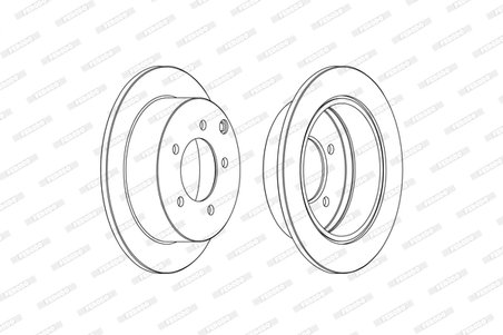 Disc frana Ferodo DDF1986C