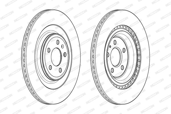 Disc frana Ferodo DDF1990C