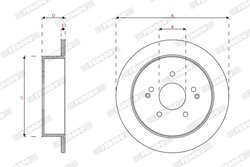 Disc frana Ferodo DDF1992C