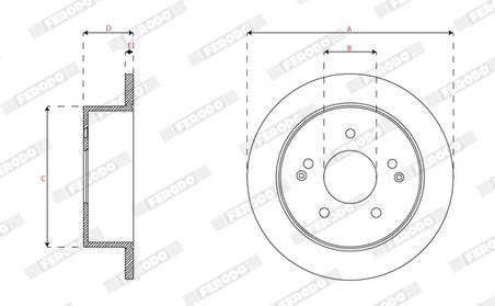 Disc frana Ferodo DDF1993C