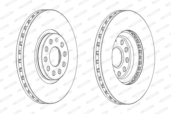 Disc frana Ferodo DDF2016C-1