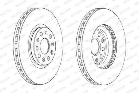 Disc frana Ferodo DDF2016C-1
