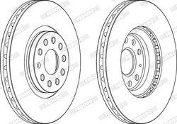 Disc frana Ferodo DDF2016C-1