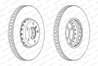 DISC FRANA FERODO DDF2043RVC-1 - Compatibil cu BMW